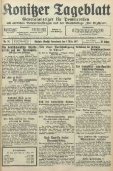 Konitzer Tageblatt.Amtliches Publikations=Organ, nr52