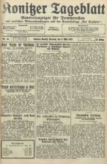 Konitzer Tageblatt.Amtliches Publikations=Organ, nr54