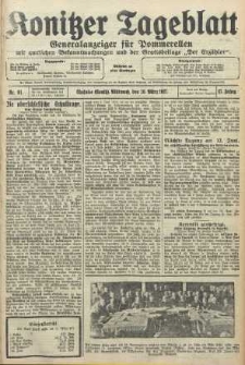 Konitzer Tageblatt.Amtliches Publikations=Organ, nr61