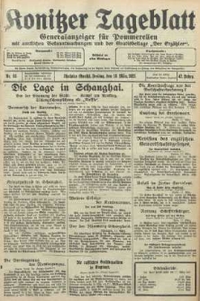 Konitzer Tageblatt.Amtliches Publikations=Organ, nr63