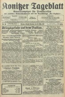 Konitzer Tageblatt.Amtliches Publikations=Organ, nr65