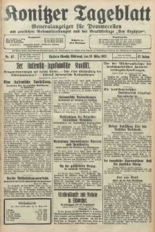 Konitzer Tageblatt.Amtliches Publikations=Organ, nr67