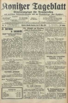 Konitzer Tageblatt.Amtliches Publikations=Organ, nr71