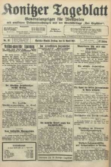 Konitzer Tageblatt.Amtliches Publikations=Organ, nr87