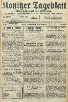 Konitzer Tageblatt.Amtliches Publikations=Organ, nr95