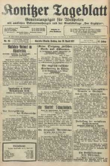 Konitzer Tageblatt.Amtliches Publikations=Organ, nr98