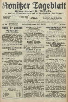 Konitzer Tageblatt.Amtliches Publikations=Organ, nr100