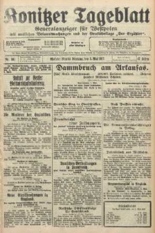 Konitzer Tageblatt.Amtliches Publikations=Organ, nr101