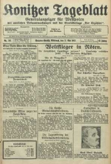Konitzer Tageblatt.Amtliches Publikations=Organ, nr107