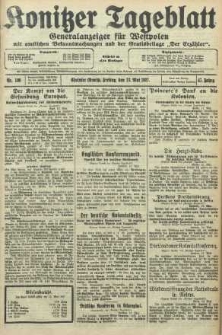 Konitzer Tageblatt.Amtliches Publikations=Organ, nr109