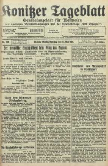 Konitzer Tageblatt.Amtliches Publikations=Organ, nr112