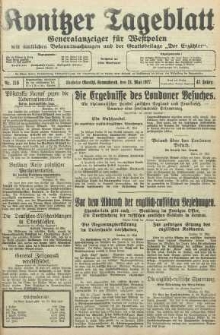 Konitzer Tageblatt.Amtliches Publikations=Organ, nr116