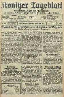 Konitzer Tageblatt.Amtliches Publikations=Organ, nr120