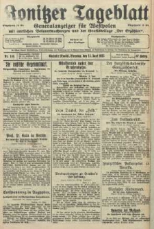 Konitzer Tageblatt.Amtliches Publikations=Organ, nr134