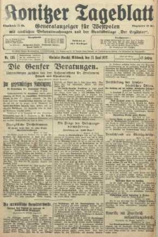 Konitzer Tageblatt.Amtliches Publikations=Organ, nr135
