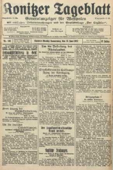 Konitzer Tageblatt.Amtliches Publikations=Organ, nr136