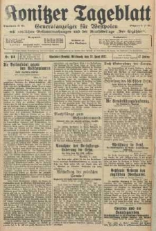 Konitzer Tageblatt.Amtliches Publikations=Organ, nr140