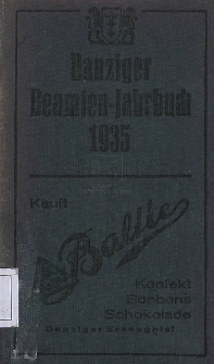 Danziger Beamten - Jahrbuch 1935