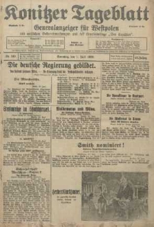 Konitzer Tageblatt.Amtliches Publikations=Organ, nr149