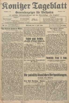Konitzer Tageblatt.Amtliches Publikations=Organ, nr151