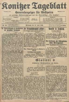 Konitzer Tageblatt.Amtliches Publikations=Organ, nr163