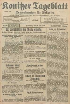 Konitzer Tageblatt.Amtliches Publikations=Organ, nr164