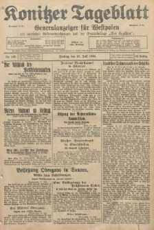 Konitzer Tageblatt.Amtliches Publikations=Organ, nr165