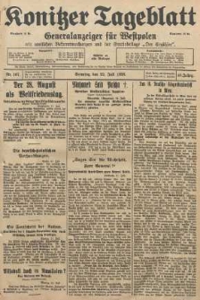 Konitzer Tageblatt.Amtliches Publikations=Organ, nr167