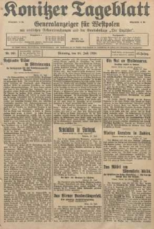 Konitzer Tageblatt.Amtliches Publikations=Organ, nr168
