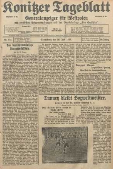 Konitzer Tageblatt.Amtliches Publikations=Organ, nr172