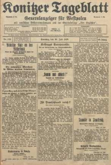 Konitzer Tageblatt.Amtliches Publikations=Organ, nr173