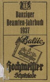 Danziger Beamten - Jahrbuch 1937