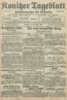 Konitzer Tageblatt.Amtliches Publikations=Organ, nr190