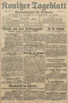Konitzer Tageblatt.Amtliches Publikations=Organ, nr197