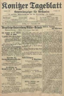 Konitzer Tageblatt.Amtliches Publikations=Organ, nr206