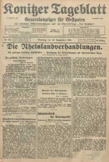 Konitzer Tageblatt.Amtliches Publikations=Organ, nr215