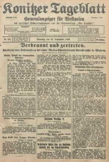 Konitzer Tageblatt.Amtliches Publikations=Organ, nr221