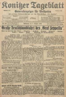 Konitzer Tageblatt.Amtliches Publikations=Organ, nr228