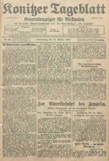 Konitzer Tageblatt.Amtliches Publikations=Organ, nr241