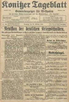 Konitzer Tageblatt.Amtliches Publikations=Organ, nr244