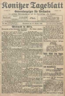 Konitzer Tageblatt.Amtliches Publikations=Organ, nr249