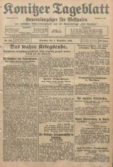 Konitzer Tageblatt.Amtliches Publikations=Organ, nr255