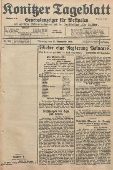 Konitzer Tageblatt.Amtliches Publikations=Organ, nr262