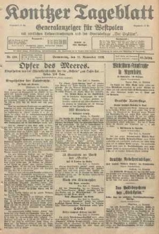 Konitzer Tageblatt.Amtliches Publikations=Organ, nr264
