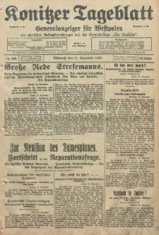 Konitzer Tageblatt.Amtliches Publikations=Organ, nr269