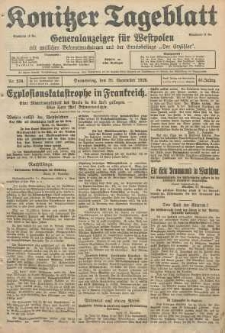 Konitzer Tageblatt.Amtliches Publikations=Organ, nr270