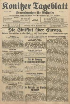 Konitzer Tageblatt.Amtliches Publikations=Organ, nr274