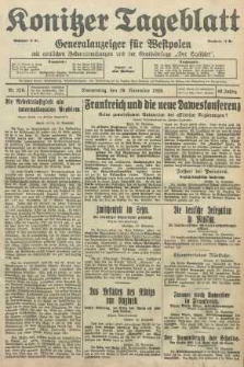 Konitzer Tageblatt.Amtliches Publikations=Organ, nr276