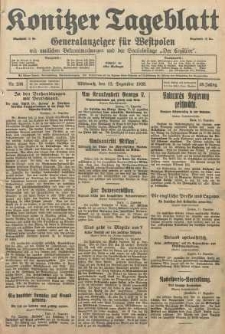 Konitzer Tageblatt.Amtliches Publikations=Organ, nr286