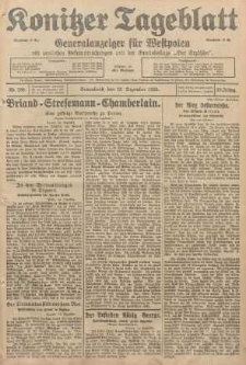 Konitzer Tageblatt.Amtliches Publikations=Organ, nr289